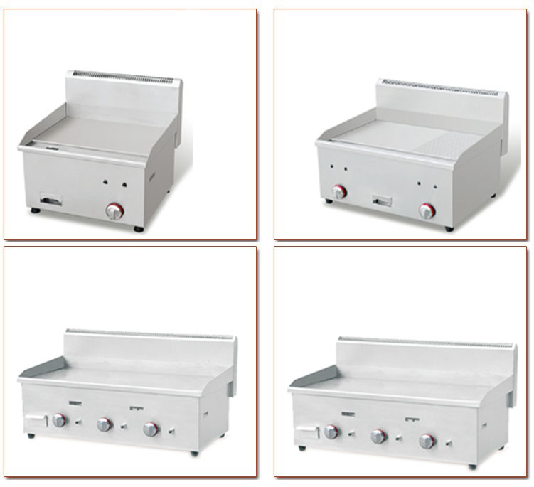Table top gas griddle Aceplus series