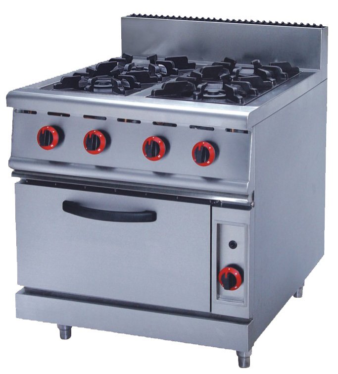 4 burners gas with oven
